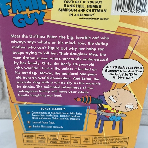 Family Guy Season 1&2 DVD Set - Picture 5 of 6